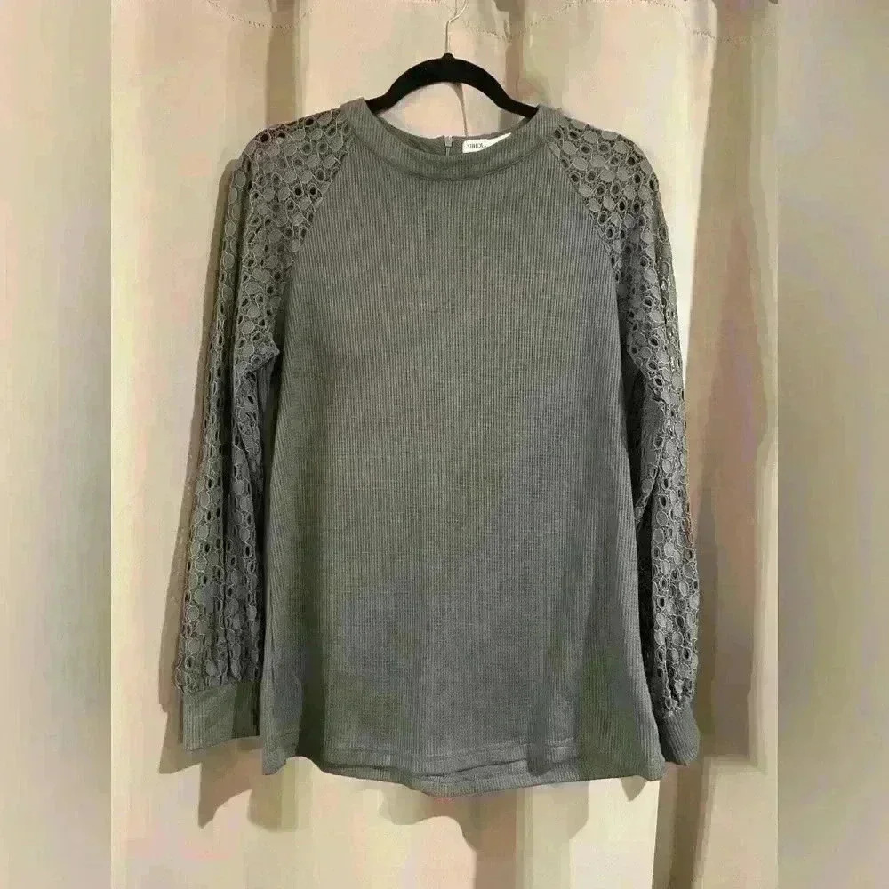 Women’s Dark Gray Miholl Long Sleeve Top